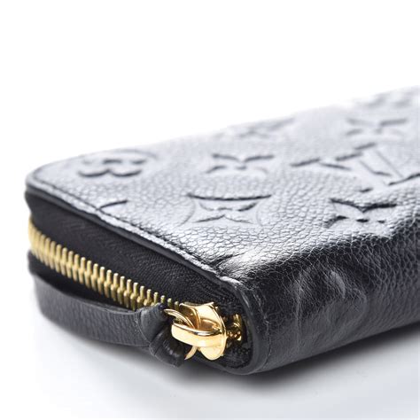 louis vuitton black embossed wallet|louis vuitton empreinte wallet.